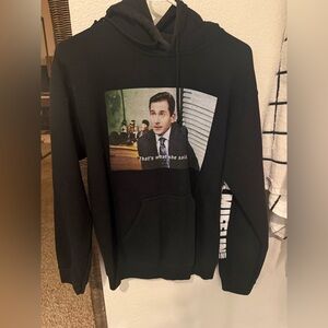 The Office “That’s what she said” Black Graphic Hoodie